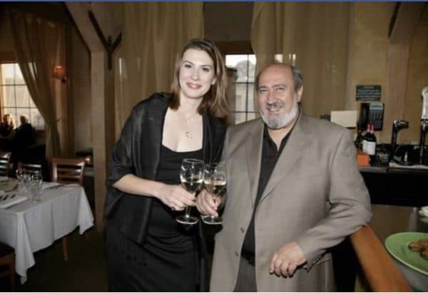 Kathleen and her friend Marcello at the first Servino's Opera Night in 2009 - an event Kathleen co-founded