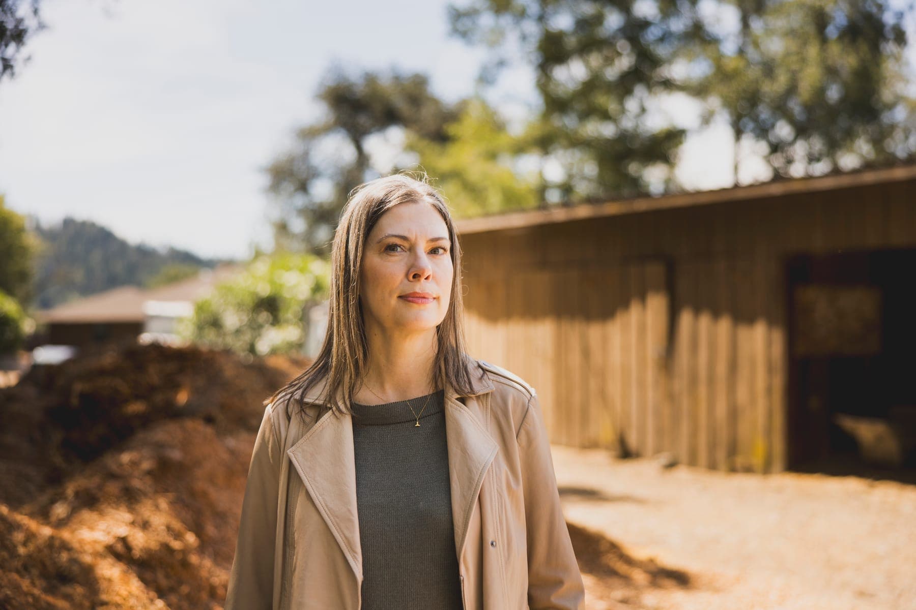 Portrait of Kathleen Defever outdoors in the sun