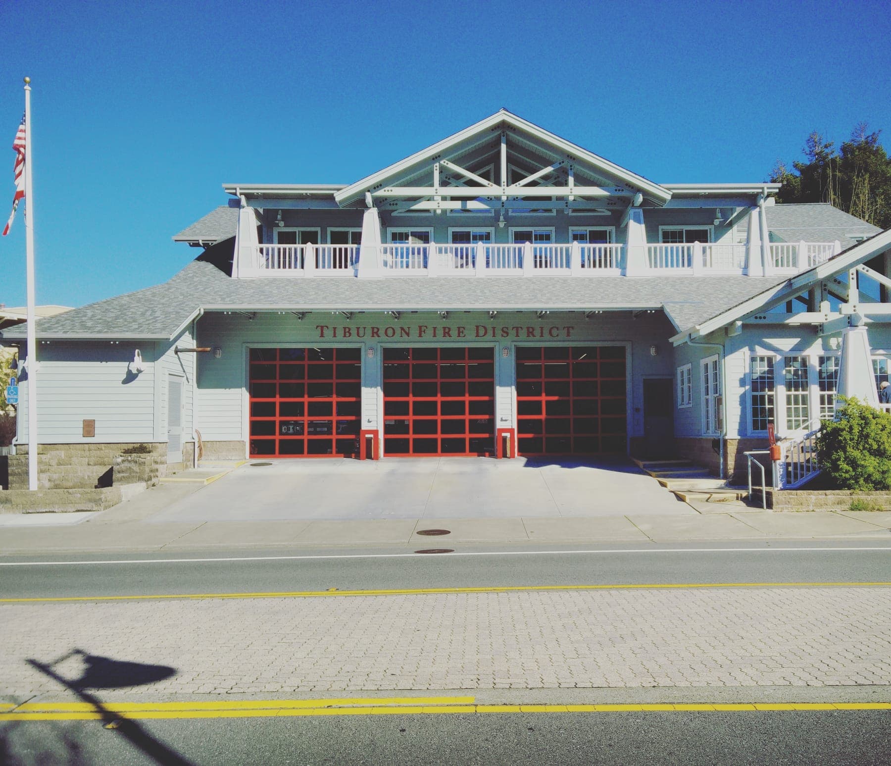The Tiburon Fire District station
